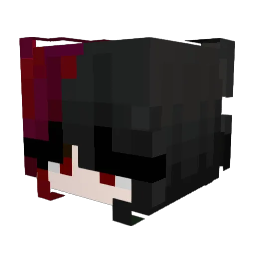 T_urbex Minecraft avatar head, 3D render