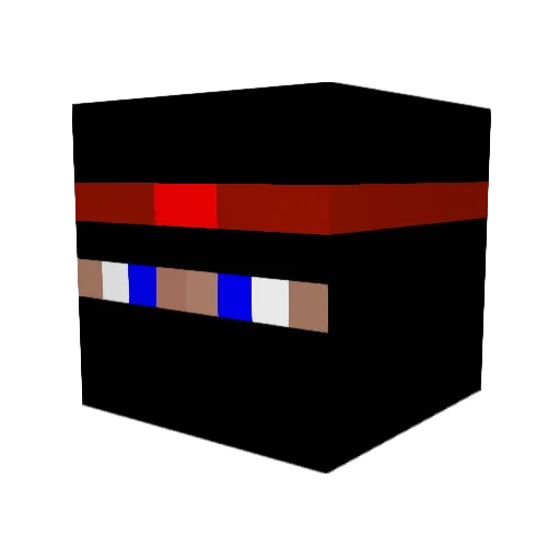 T_woodward Minecraft avatar head, 3D render