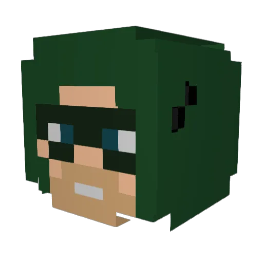 T_yeezy Minecraft avatar head, 3D render