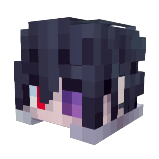 Ta1ke05 Minecraft avatar head, 3D render