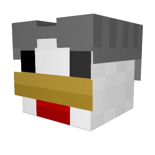 TaMaGotis Minecraft avatar head, 3D render