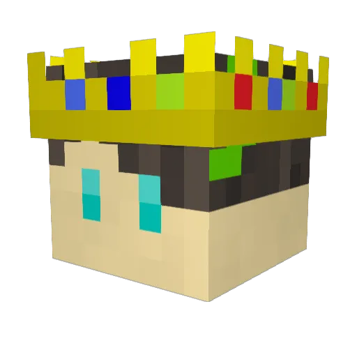 Ta_Ki_N Minecraft avatar head, 3D render