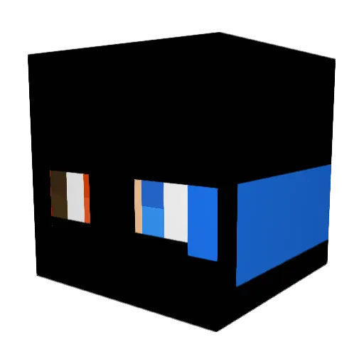 Taaaaaaaaaaaaape Minecraft avatar head, 3D render