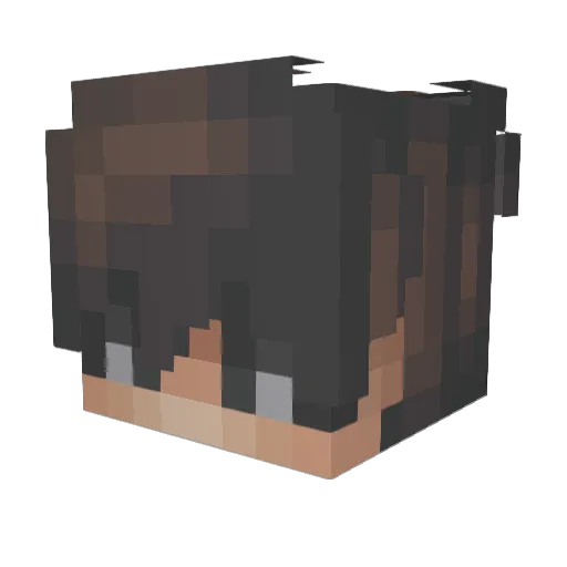 Taakiy Minecraft avatar head, 3D render