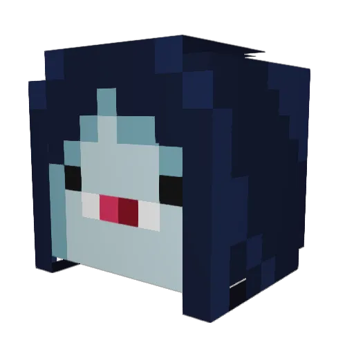 Taasson Minecraft avatar head, 3D render