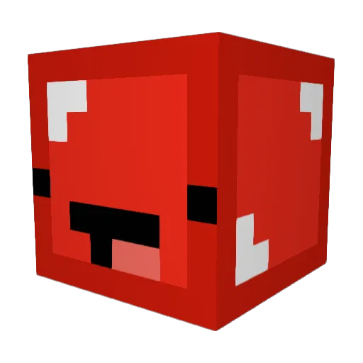 TaateliFin Minecraft avatar head, 3D render