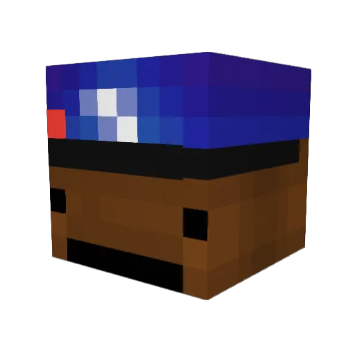 TaazzzNotNoob Minecraft avatar head, 3D render