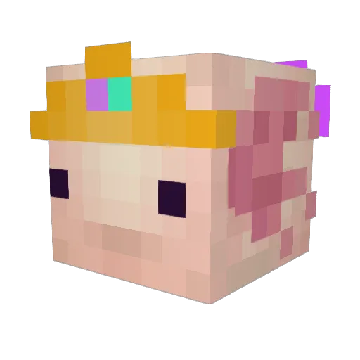Tab8910 Minecraft avatar head, 3D render
