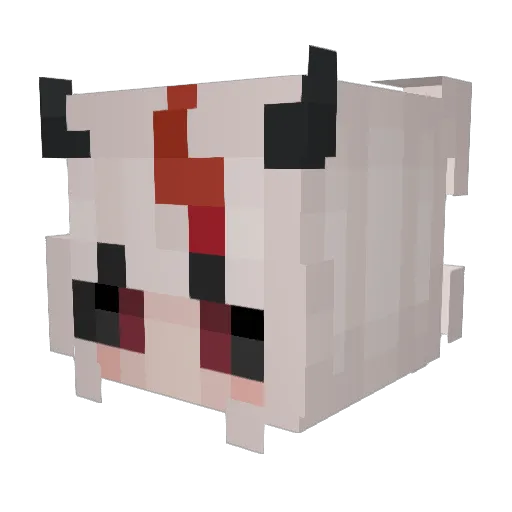 Tab907 Minecraft avatar head, 3D render