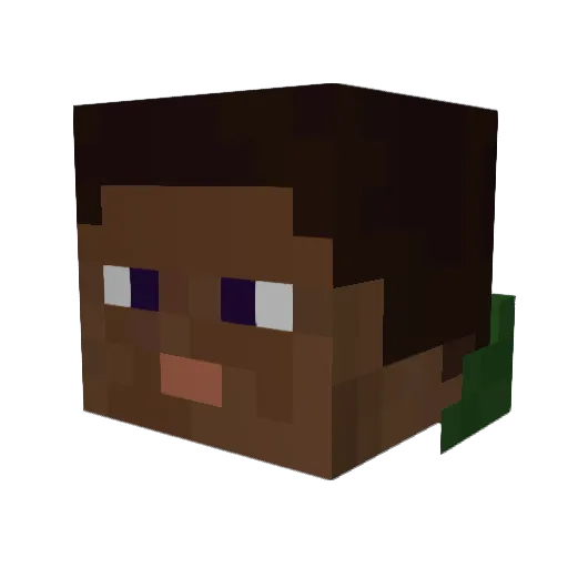 TabakovNiko2012 Minecraft avatar head, 3D render
