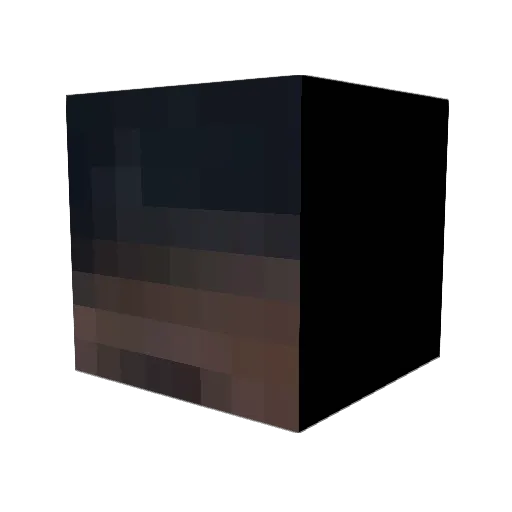 Tabasky Minecraft avatar head, 3D render