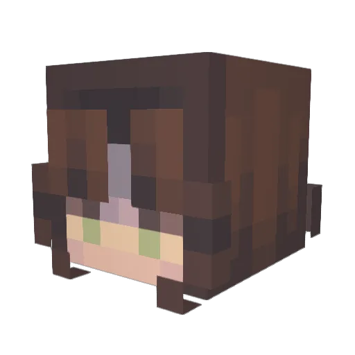 Tabbie_katt Minecraft avatar head, 3D render