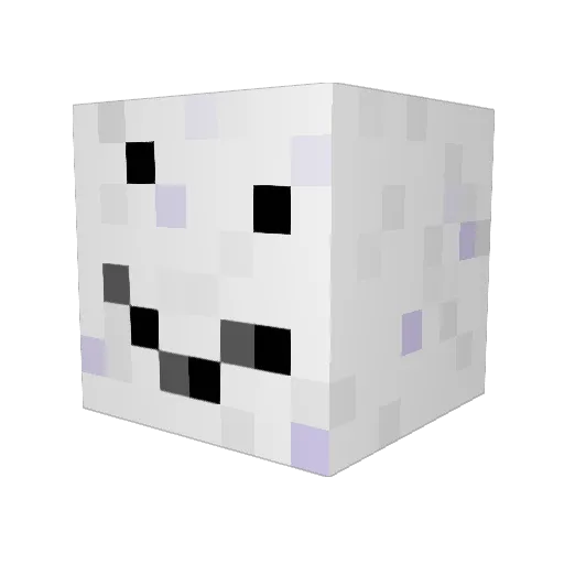 Tabclara Minecraft avatar head, 3D render