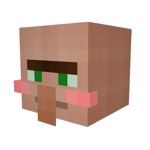 Tabemono1007 Minecraft avatar head, 3D render