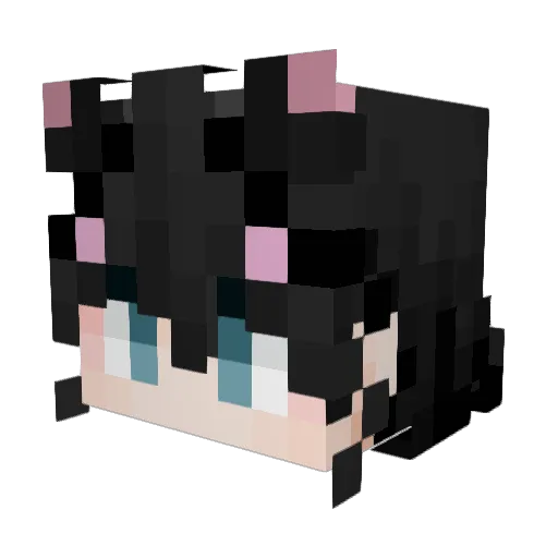 Tabi_Tabi22 Minecraft avatar head, 3D render