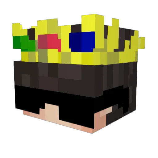 TabishGamer1235 Minecraft avatar head, 3D render