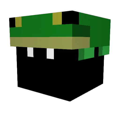 Table2024 Minecraft avatar head, 3D render