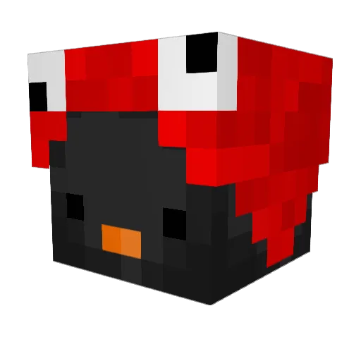Taboreto Minecraft avatar head, 3D render