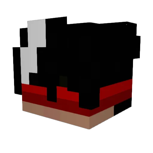 TabsXY Minecraft avatar head, 3D render