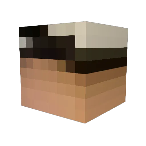 Tabtabkiller Minecraft avatar head, 3D render