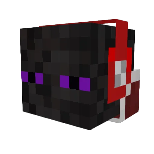 Tac3re Minecraft avatar head, 3D render