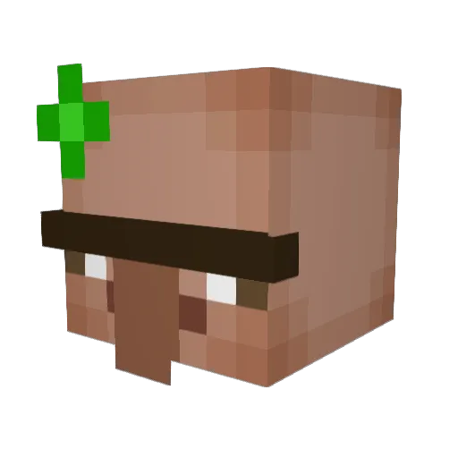 Tac_o_s Minecraft avatar head, 3D render