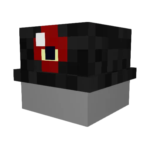 Tacca_BioX Minecraft avatar head, 3D render