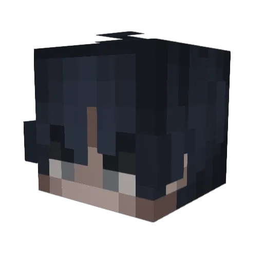 Tacca_Nine Minecraft avatar head, 3D render