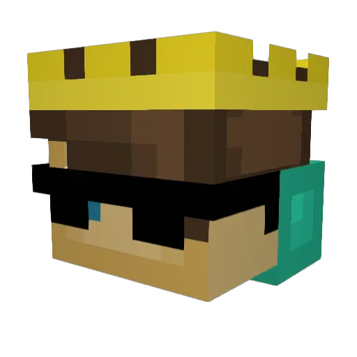 Tackelberry1234 Minecraft avatar head, 3D render