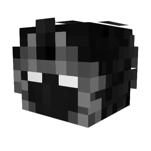 TackerC4 Minecraft avatar head, 3D render