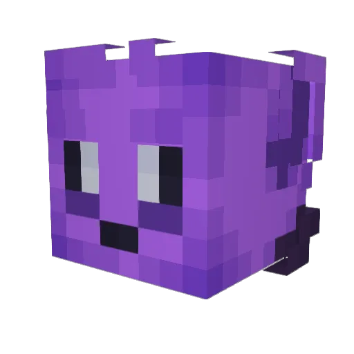 Taco0626 Minecraft avatar head, 3D render
