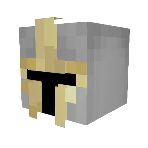 TacoBellCrunch Minecraft avatar head, 3D render