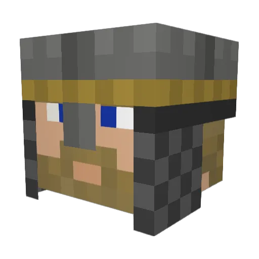 TacoBellGamer Minecraft avatar head, 3D render