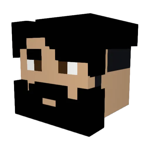 TacoCandles Minecraft avatar head, 3D render