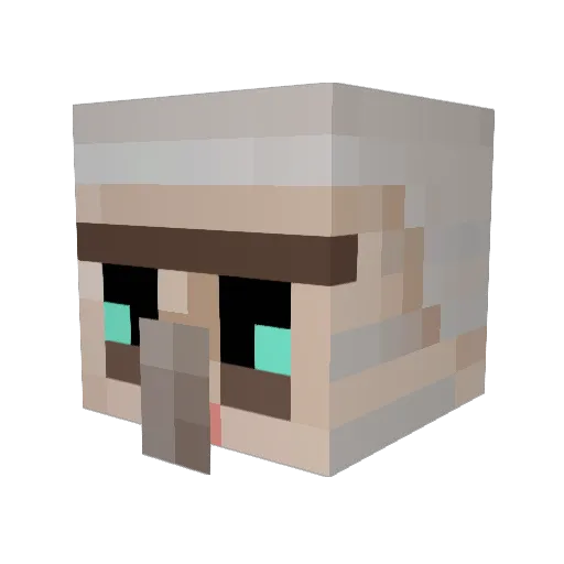 TacoChadUwU Minecraft avatar head, 3D render