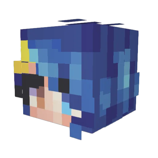 TacoMacho745 Minecraft avatar head, 3D render