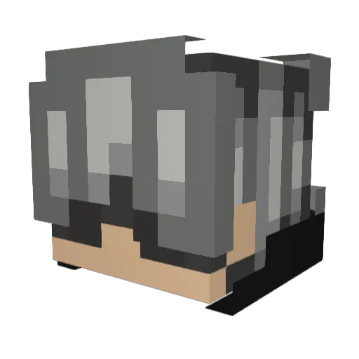 TacoMan5032 Minecraft avatar head, 3D render