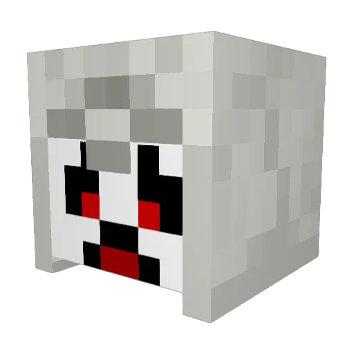 TacoTide Minecraft avatar head, 3D render