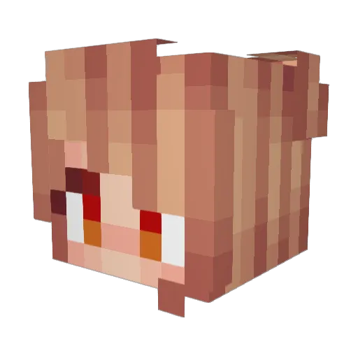 Taco_Goat Minecraft avatar head, 3D render