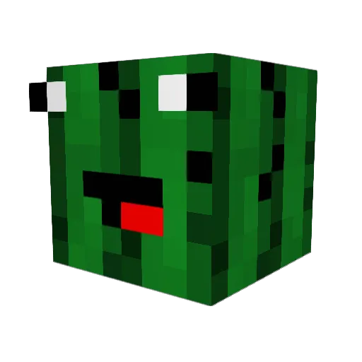 Taco_Rain Minecraft avatar head, 3D render