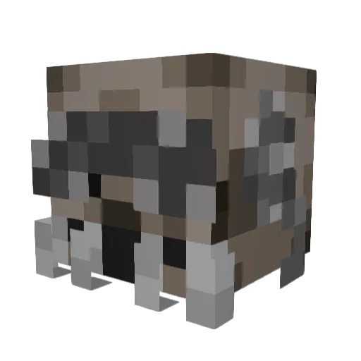 Taco_Spades Minecraft avatar head, 3D render