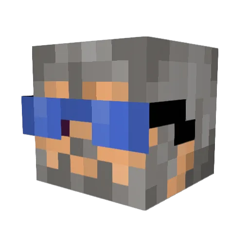 Taco_The_Child Minecraft avatar head, 3D render