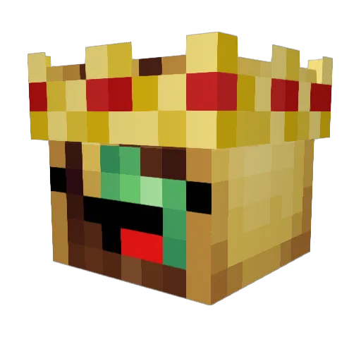 Tacoking1203 Minecraft avatar head, 3D render