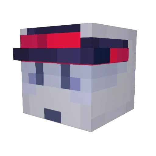 Tacolover_1337 Minecraft avatar head, 3D render