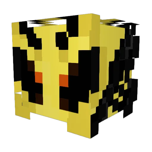 Taconuts98 Minecraft avatar head, 3D render