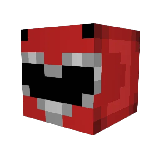 TacosDeLengua Minecraft avatar head, 3D render