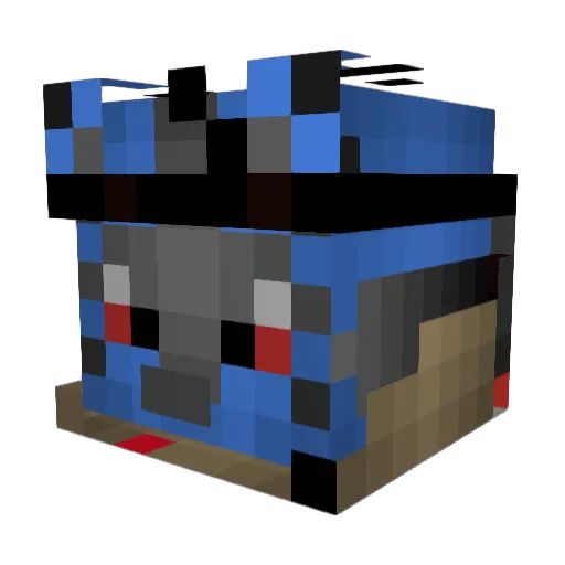 Tacosaurus209 Minecraft avatar head, 3D render