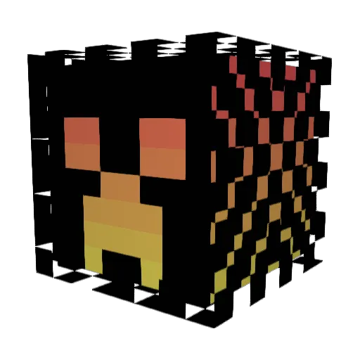 Tacoslayer11z Minecraft avatar head, 3D render