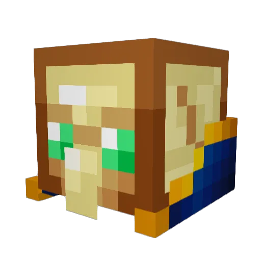 TacozCat Minecraft avatar head, 3D render