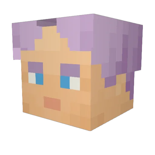 TacticalDoughnut Minecraft avatar head, 3D render